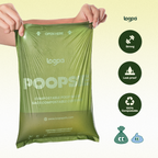 Poopsie Certified Compostable Poop Bags 270 Bags (18 Rolls)