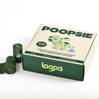 Poopsie Certified Compostable Poop Bags 270 Bags (18 Rolls)