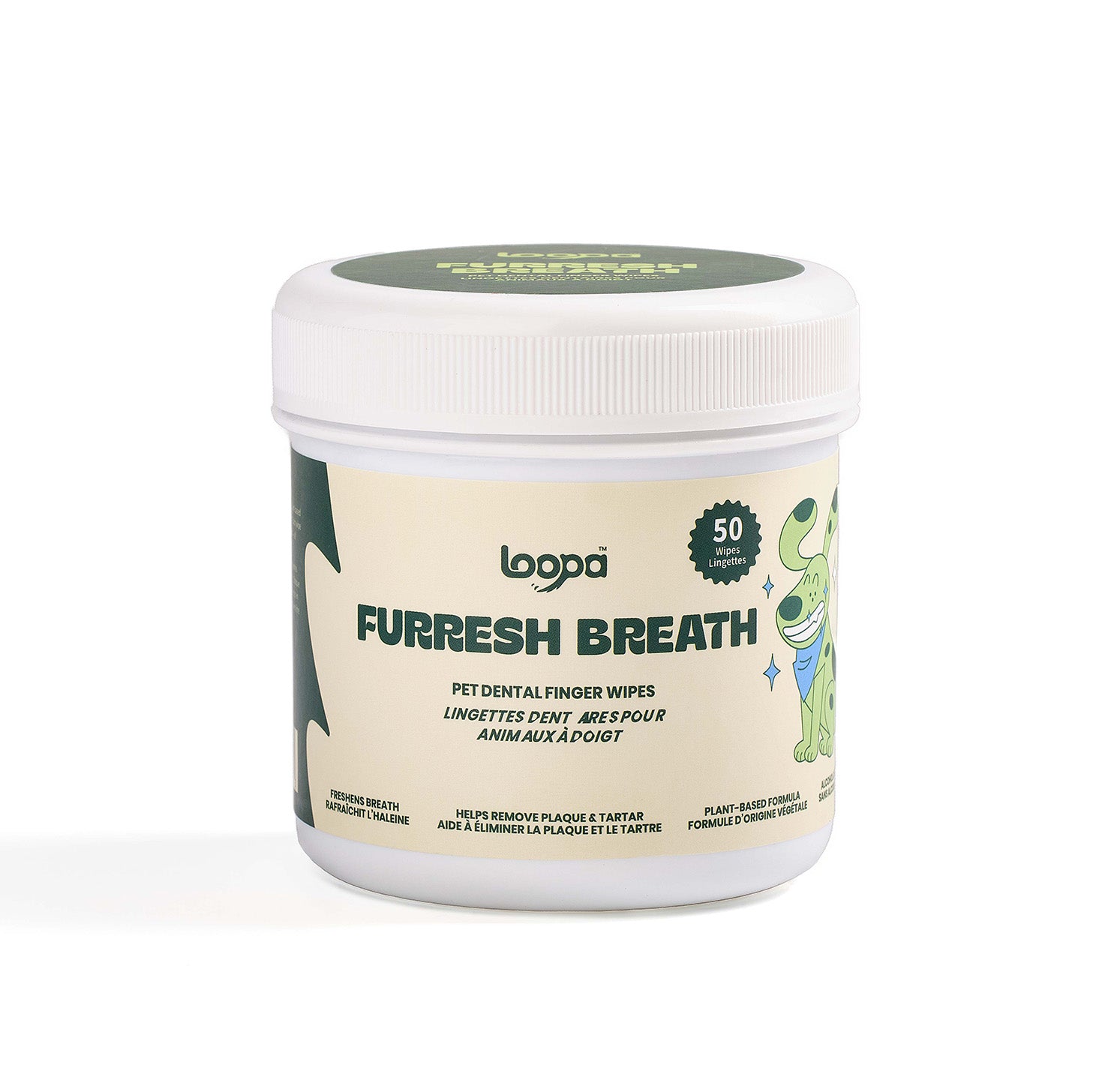 Furresh Breath Pet Dental Finger Wipes (50 Wipes)